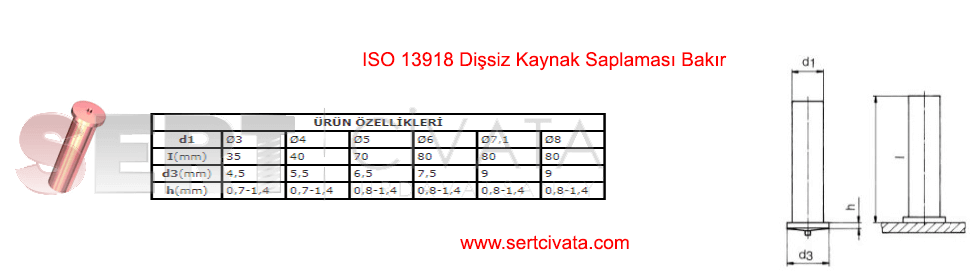 iso-13918-Dissiz-Kaynak-Saplamasi-Bakir-Paslanmaz-Alüminyum-Sert-Civata-Basaksehir-ikitelli-İmalat-toptan-Celik-Metal-Kaliteli-Perakende-Ucuz-Istanbul-Turkiye